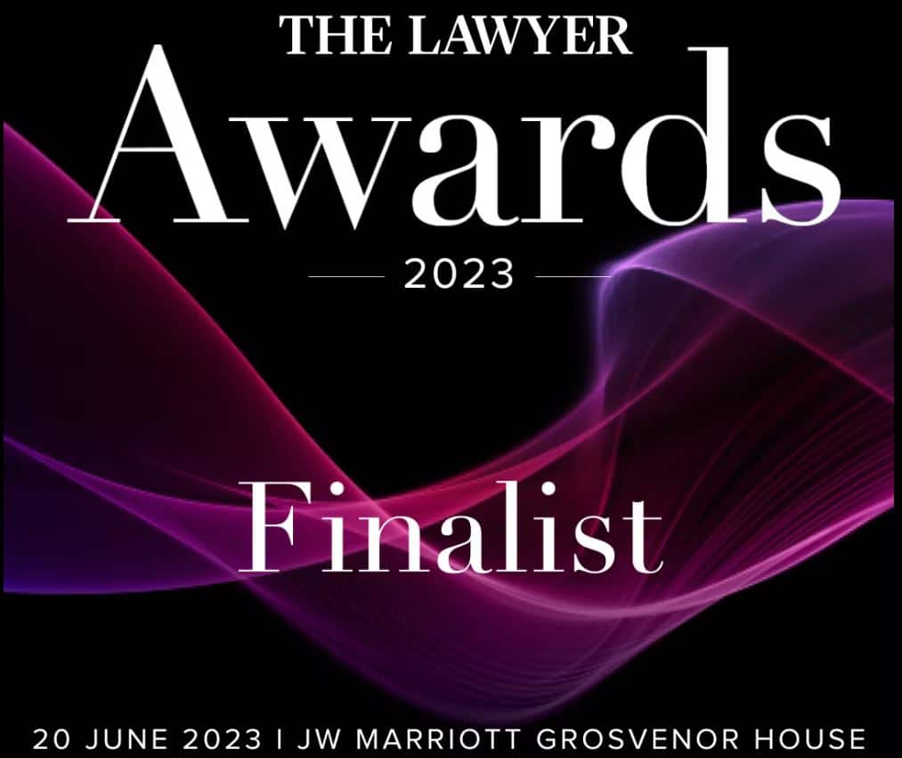 The Lawyer Awards finalist
